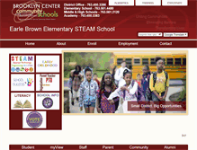 Tablet Screenshot of ebes.brooklyncenterschools.org