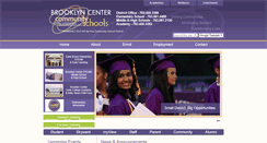 Desktop Screenshot of brooklyncenterschools.org
