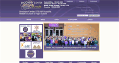 Desktop Screenshot of bchs.brooklyncenterschools.org